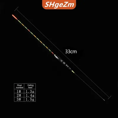 [COD] SHgeZm SPORTS Phao câu cá gỗ huỳnh quang độ nhạy cao Bobber phao phát sáng đánh dấu Đèn câu cá đậm phụ kiện câu cá