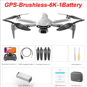 4DRC RC Drone F11 PRO with ESC 6K Dual Camera Brushless Motor Professional Aerial Photography Super Long Duration RC Quadcopter Auto Return2000M Long Control DistanceSmart Follow