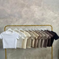 Plain ZA RA Premium quality basic crop top for women (Makapal tela). 