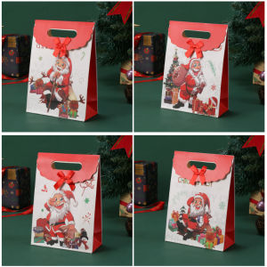Zaman Now - Tas Kertas Christmas Motif / Paper Bag Natal Santa Hampers