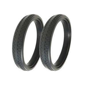 Custom Rear Wheel Tire For Quinny Moodd Non-inflatable Back Wheel Tyre Cover With Tread Tubeless Baby Replacement Accessories