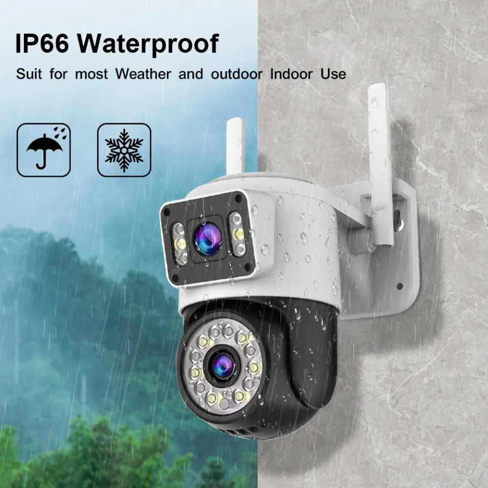 YOOSEE Y16 Dual lens CCTV Camera 4K 3MP Outdoor wireless WIFI