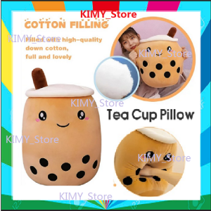 🌸Local Seller🌸 Tea Pillow Cuddly Boba Plush Toy Bubble Tea Milk Bantal Boba 珍珠奶茶抱枕