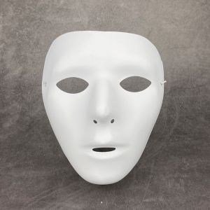 halloween mask 万圣节面具 Masquerade Hot Selling Ghost Kids White Adult Adult Halloween Props Full Face Horror Costumes Accessories