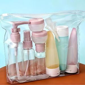 Travel Bottles for ToiletriesApproved Travel Size Toiletries Containers Travel Bottles Set Leakproof Squeezable Re