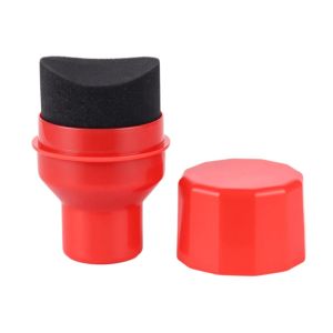 LUMIYA có nắp đậy Miếng bọt biển đánh bóng lốp xe Có thể tái sử dụng Cong Dụng cụ bôi sáp lốp xe Di động Tấm lau xe Bộ dụng cụ chăm sóc lốp xe và đánh bóng xe hơi