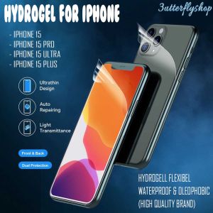 [ANTIGORES] Pelindung Layar Depan Belakang Screen Guard Hydrogell 15 15Pro 15Plus 15Ultra