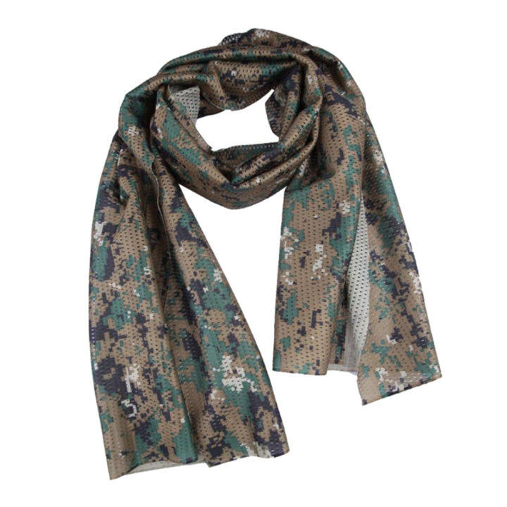 LazaraHome Tactical Camo Net Scarf Hunting Head Wrap Snood Women ...