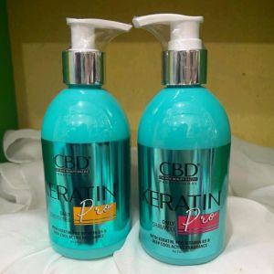 🐝DUBEEDU🐝 Paket CBD Keratin Profesional salon Shampoo + Conditioner 250ml | rambut normal kering