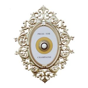 Trang trí chuông cửa nhỏ Báo Chí chuông cửa Chuông trang trí tường nhà trang trí theo chủ đề nút đẩy rượu sâm banh