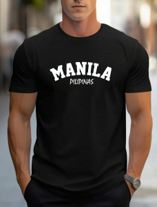 Manila Pilipinas Mens Casual T Shirts