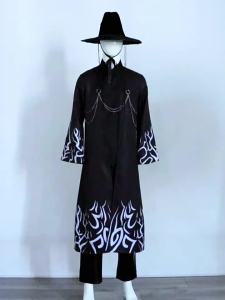 Anime Demon Slayer: Kimetsu no Yaiba cos Fusha Ka Boys Demon Boy Group Qin Yu Full Set cosplay Stage Performance Costume