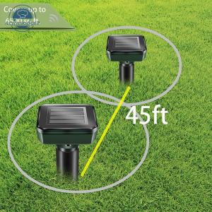 【New Arrival】 Solar Pest Control Ultrasonic Sonic Mice Snake Mole Repeller Electronic LED Tool