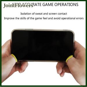 JointFlowers 1 Pair Mobile Game Sweat-proof Fingers Gloves Touch Screen Thumbs Finger Sleeve
