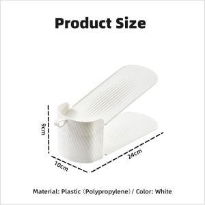 Adjustable Shoe Rack Double Layered 3rd Gear Height Adjustment Shoe Holder