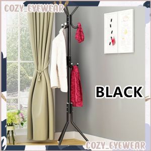 12 Hooks DIY Clothes Standing Hanging Rack Pole Cloth Hanger Tree Closet Organizer Drying Shelf
