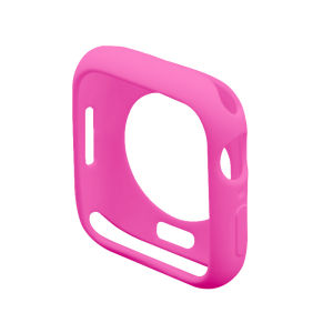 Soft Colorful Silicone Matte Case (without screen) for Apple Watch 49mm 46mm 45mm 41mm 44mm 40mm 42mm 38mm Series Ultra/10/9/8/7/SE/6/5/4/3/2/1