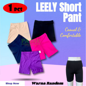 PADIe - Celana Short Pant / Legging Pendek Wanita Cewek LEELY Bahan Spandek Tebal PREMIUM Size L-XL