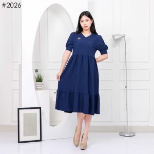 99 (26) Belly Dress outfit simple lengan pendek elegan bahan Bublel spandek premium dress kekinian ONE SIZE