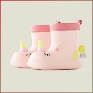 รองเท้าลุยน้ำ กันลื่น รองเท้าบูทกันฝน กันฝน เบา ทารกแรกเกิด น่ารัก นักเรียนหญิง แฟชั่น เด็ก สาวๆ