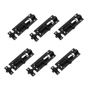 6Pcs Door Lock Buckles Window Catches Lock Heavy Duty Door Lock Small Solid Sliding Bolts Latches Hasp Door Lock Buckles