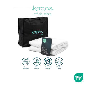 KAPAS LIVING | Mattress or Pillow Protector | Tencel | Waterproof | Breathable & Cooling | All Sizes