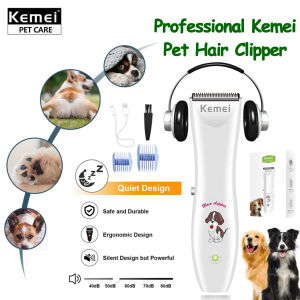 Kemei KM-4639 Electric Clipper Pet Hair Clippers Professional Trimmer Household Low Noise Beard Machine Dog Care Haircut Tool
