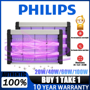 PHILIPS BUY 1 TAKE 1 FREE Mosquito Killer Lamp Mosquito Trap Hanging Mosquito Trap Insect Fly UV Lamp LED Light Removable Landing