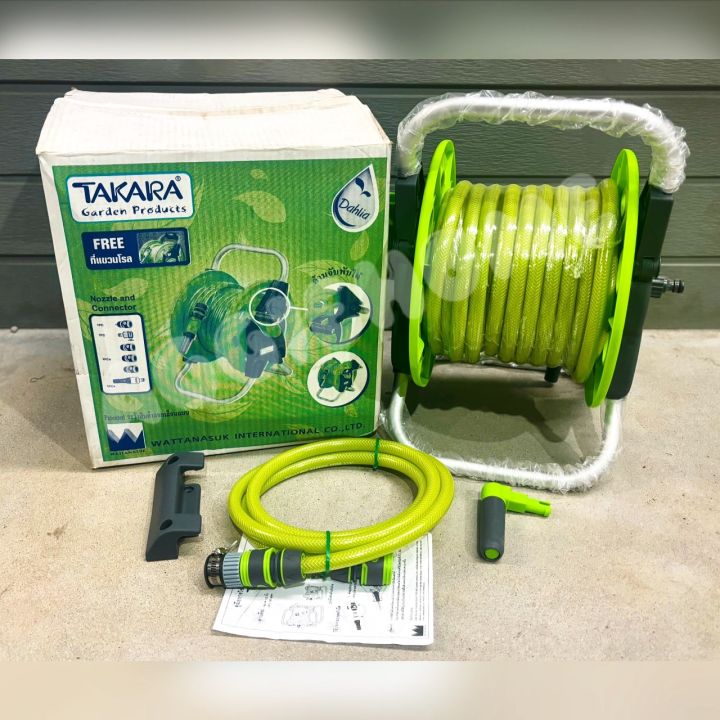 TAKARA โรลพร้อมสายยาง DGT1130-S DAHLIA ขนาด 20 เมตร