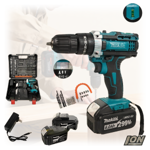 Makita IMPAC Drill 18V Cordless Brushless Heavy Duty Hammer Drill and Impact Driver Combo Kit with Case Official Store
