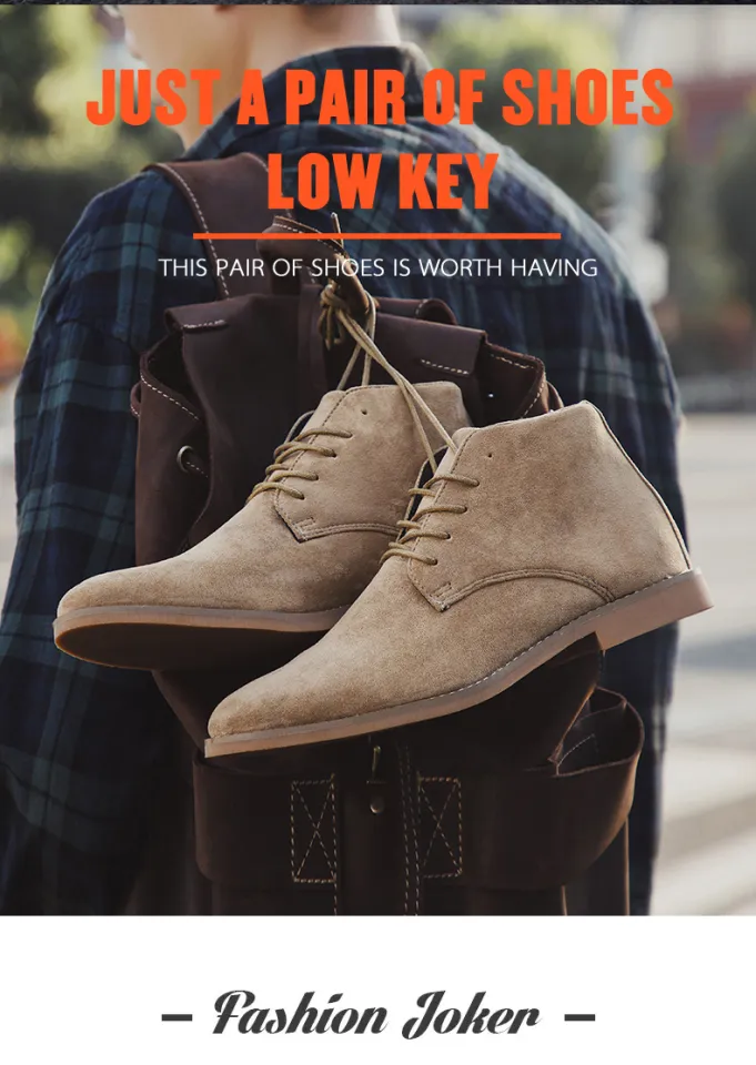 British plaid casual martin clearance boots