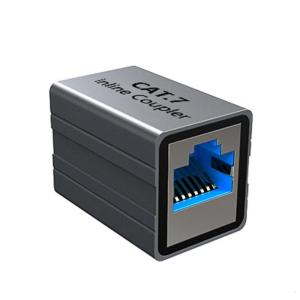 Compact Aluminum Ethernet Coupler 10Gbps Net Adapter For Secure And Play Connection