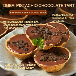 Flavored Chocolate Tart Dr Passion Fruit Crisp Tart Dubai Jam Chocolate Tart Bread Snacks Crisp Tart