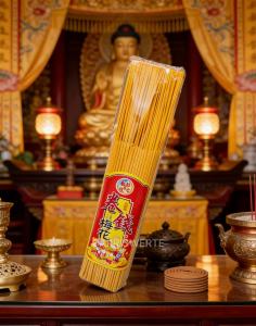 CARRISWERTE 340pcs up Roll-Money Incense Blessed GOLD Chinese Incense