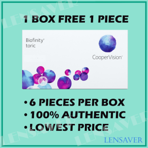 [PRE-ORDER] BIOFINITY TORIC Cooper Vision Silicone Hydrogel /库博 佰视明 散光 硅水凝胶月抛 6片装赠送1片 (ETA:2023-12-31)