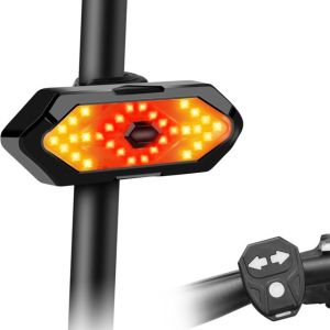 Tín Hiệu Rẽ Xe Đạp Đèn Báo Hướng Xe Đạp Điều Khiển Từ Xa Đèn Hậu LED MTB Đèn Hậu Xe Đạp Sạc USB