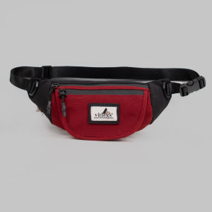 Vitlexs Tas Waistbag Pria Bahan Canvas Tahan Air Tas Anti Air Cowok Bahan Canvas Tas Dada Cowok