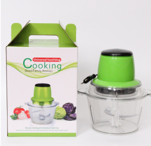 Máy Xay Thịt Cối Nhựa - Máy xay chính hãng cấu tạo 3 lưỡi công suất lớn 2L