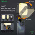 TNW DC06 LED Video Light Magnetic Mini Photography Light Selfie Fill Light With Clip Cold Shoe Mount Adapter For DSLR Shooting. 