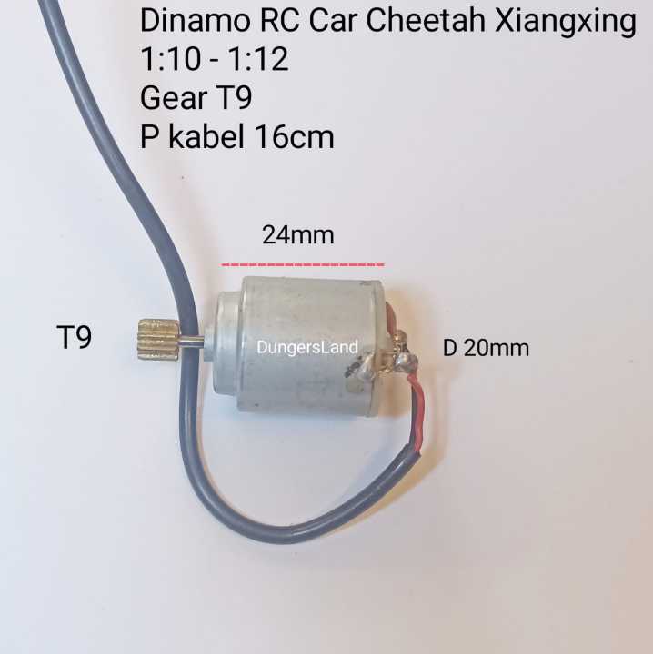 Dinamo Brushed RC Car Cheetah 4x4 Xiangxing 1:10 1:12 Gear T9