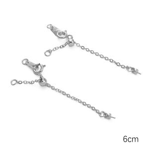 1 cái/túi 14k Khóa Kẹp lò xo tôm hùm đồng thau mạ vàng với chuỗi mở rộng cho làm đồ trang sức vòng cổ vòng tay tự làm