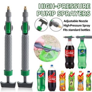 Z.Z Toy Store Spray Nozzle Garden Sprayer Bottle Sprayer Adjustable Pressure Two Spray Modes Tahan Lama PP Copper Iron Rumah Tangga Fits 1-8L Plastic Beverage Bottles Houseplants Greenhouse Agricultural Watering