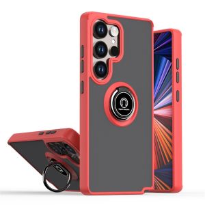 Shockproof Matte Armor Phone Case For Samsung Galaxy S26 Ultra S 26 Plus S26Ultra 5G Car Magnetic Holder Ring Hard PC Back Cover