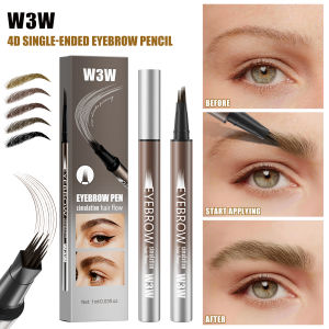 Waterproof Sweat-proof Liquid Eyebrow Pen 5 Colors Long Lasting Smudge-proof Natural Wild Brow Makeup for Women