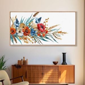 Hiasan Dinding Lukisan Abstrak Modern Beautiful Mother Day Flowers - future art painting