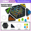 Chain Triangle Game Triggle Board Game Puzzle Triangle Chess Chain Chess Creativity Desktop Puzzle Game Interactive Peg Game. 
