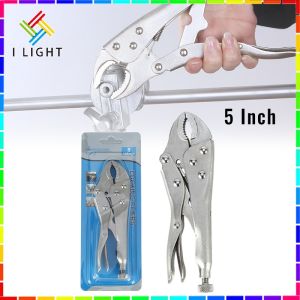 (Fast delivery)Adjustable Vise Grip Wrench 5/7/10 Inch Bent Mouth Locking Pliers Heavy Duty Clamping Hand Tool