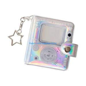 Kirilgu Photocard Binder AlbumPhoto AlbumPhoto Card Books Holder Keychiain 2B5Z7