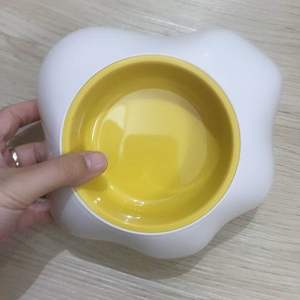 Bát ăn đơn cho Thú cưng hình quả trứng dễ dàng vệ sinh tiện lợi