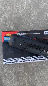 MUTARRU MU1 PIPE BLACK BLUE TIP NMAX / M3 / CLICK